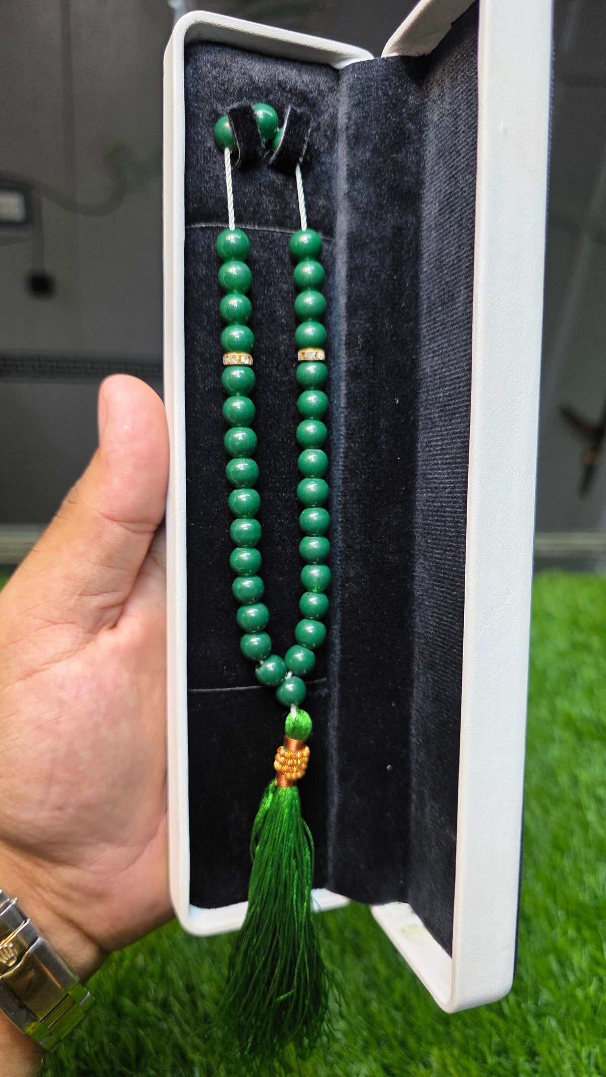 Natural Aqeeq Tasbeeh 33 Beads