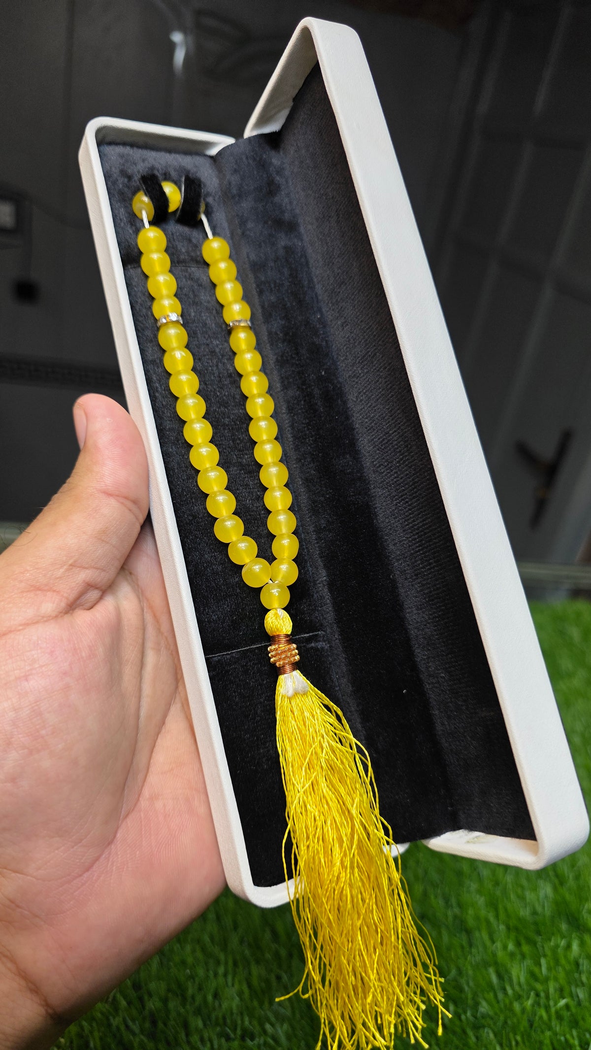 Natural Aqeeq Tasbeeh 33 Beads
