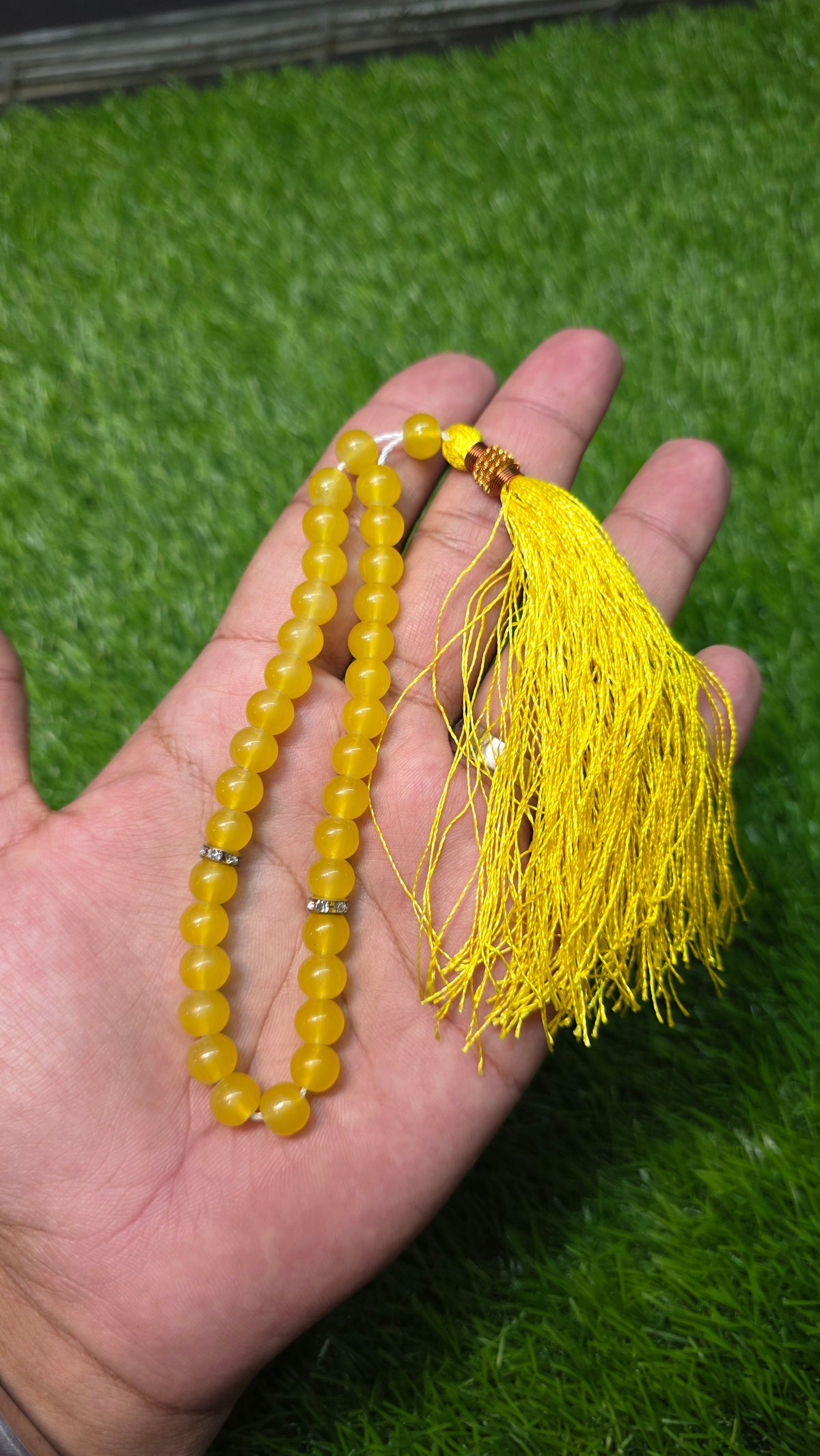 Natural Aqeeq Tasbeeh 33 Beads