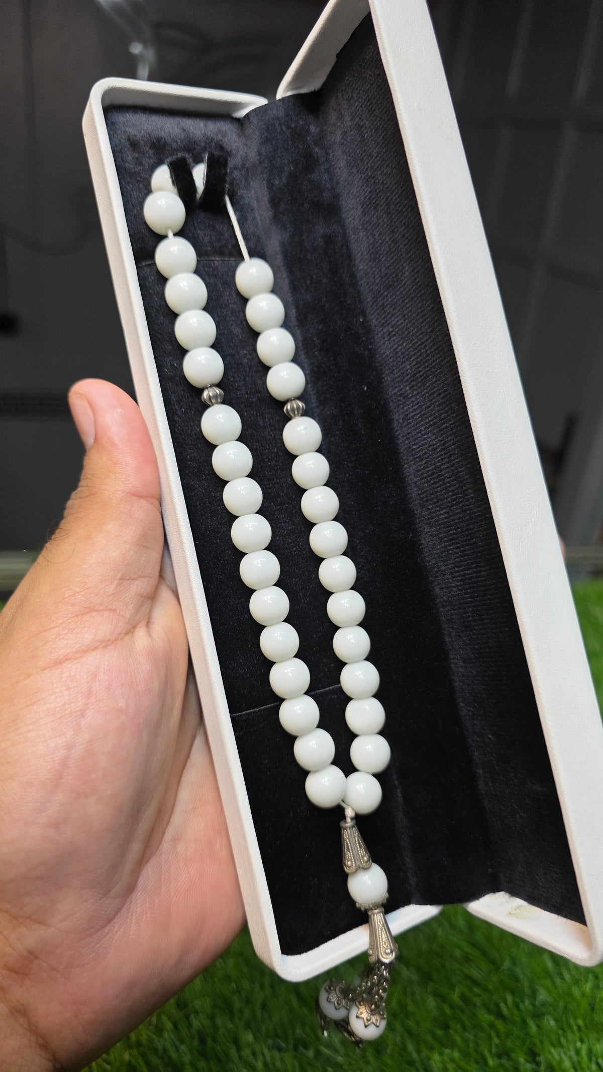 Natural Aqeeq Tasbeeh 33 Beads