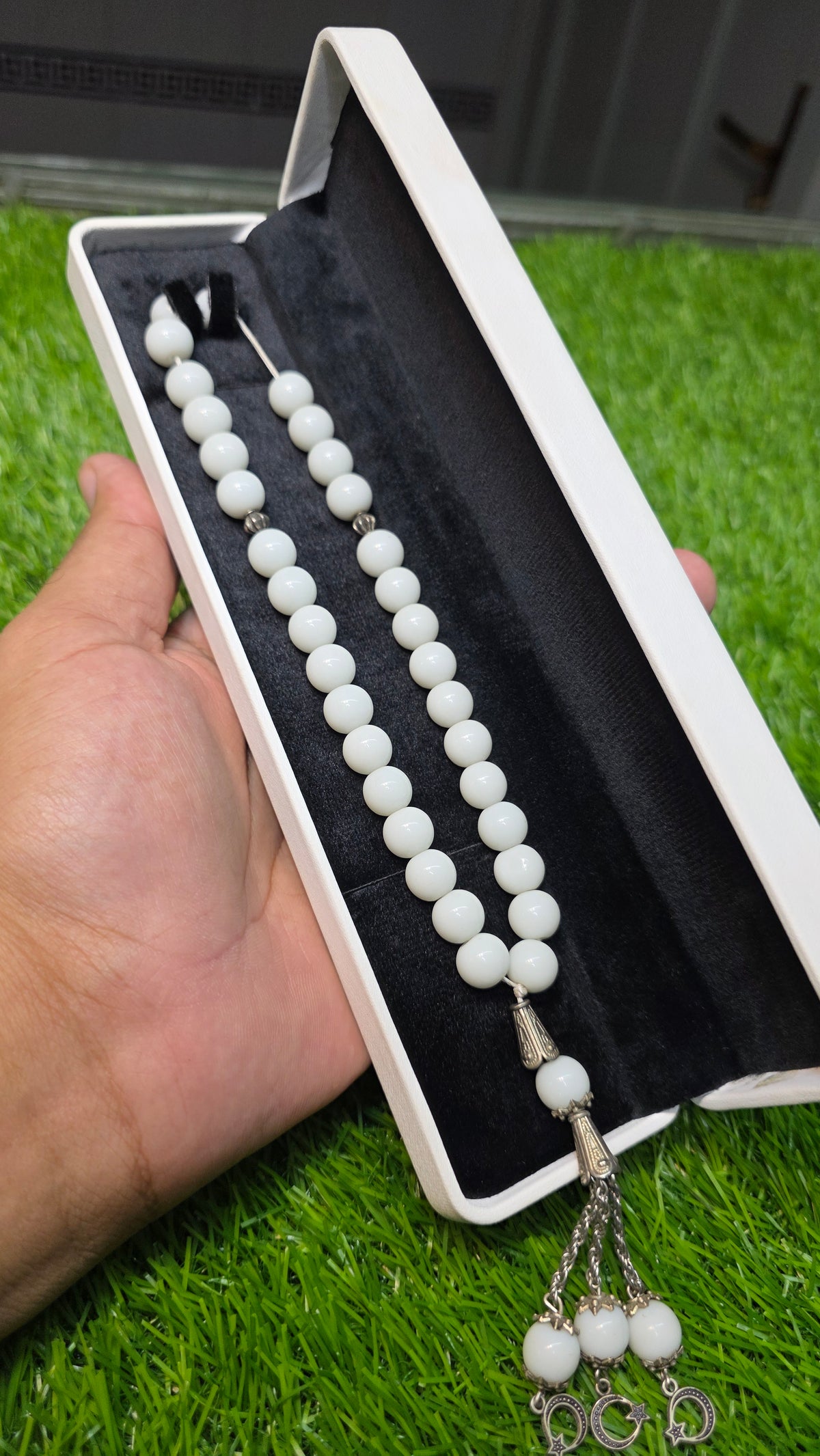 Natural Aqeeq Tasbeeh 33 Beads