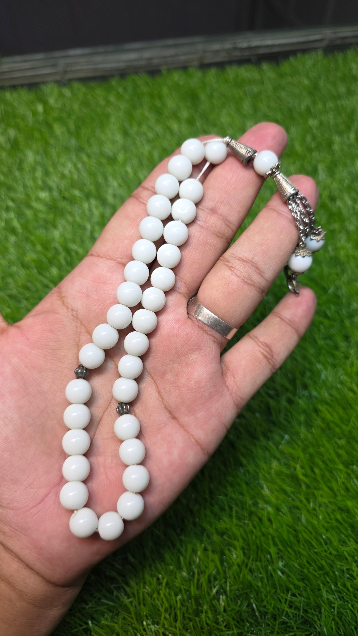 Natural Aqeeq Tasbeeh 33 Beads