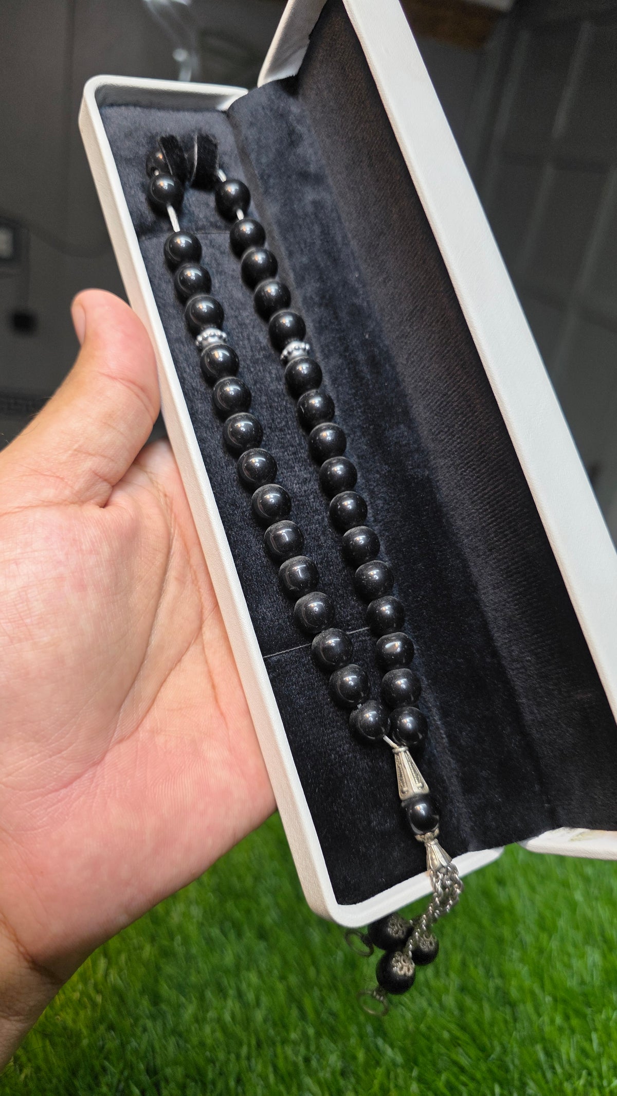 Natural Aqeeq Tasbeeh 33 Beads