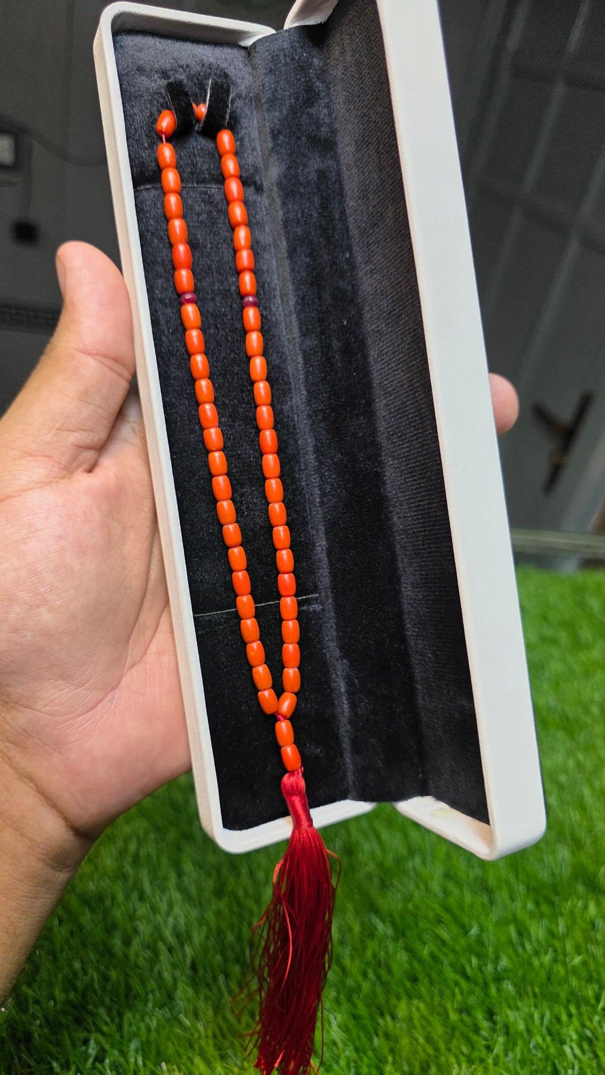 Natural Marjan Stone Tasbeeh 50 Beads