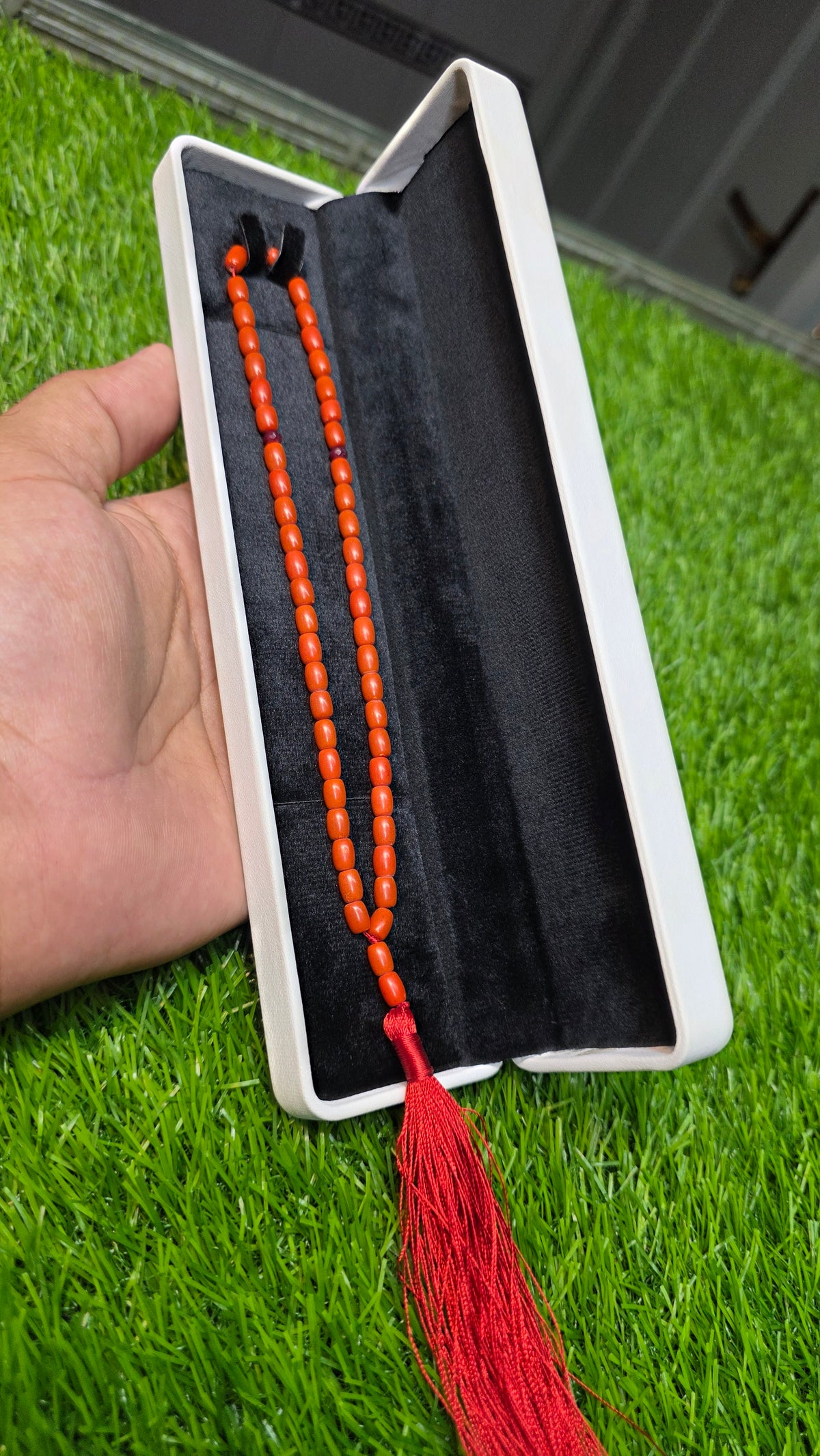 Natural Marjan Stone Tasbeeh 50 Beads