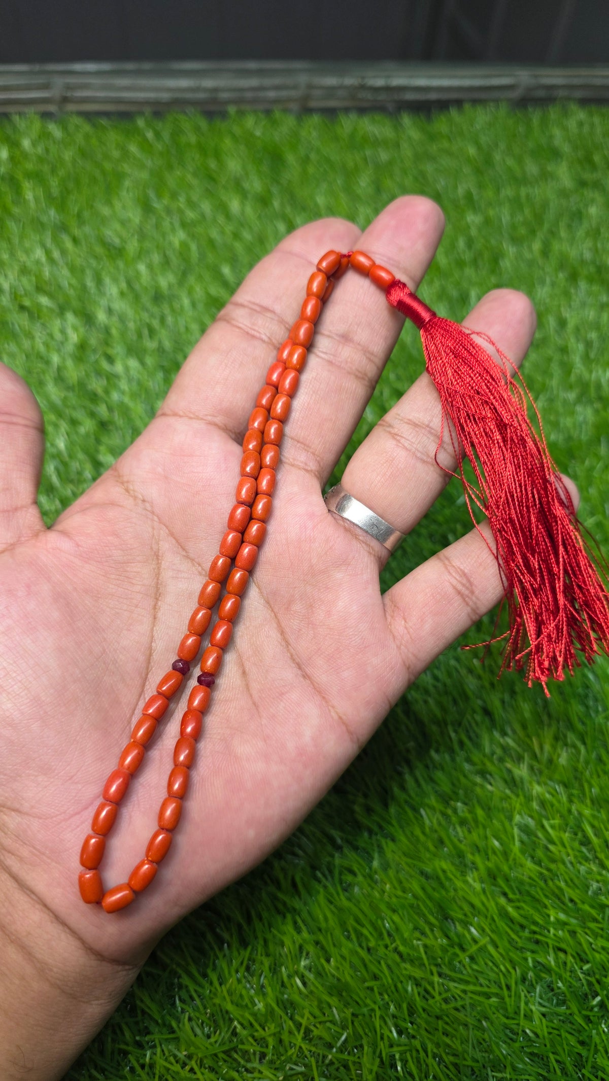 Natural Marjan Stone Tasbeeh 50 Beads