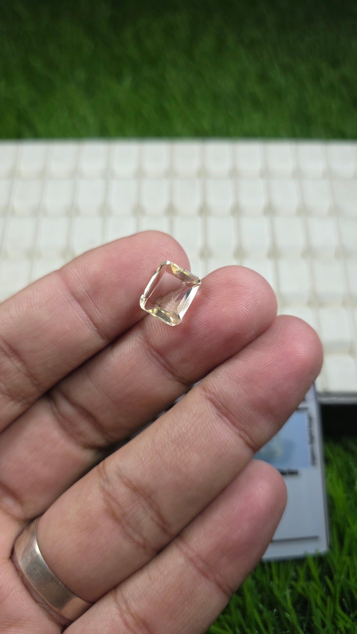 Natural Citrine Stone With Lab Certificate
