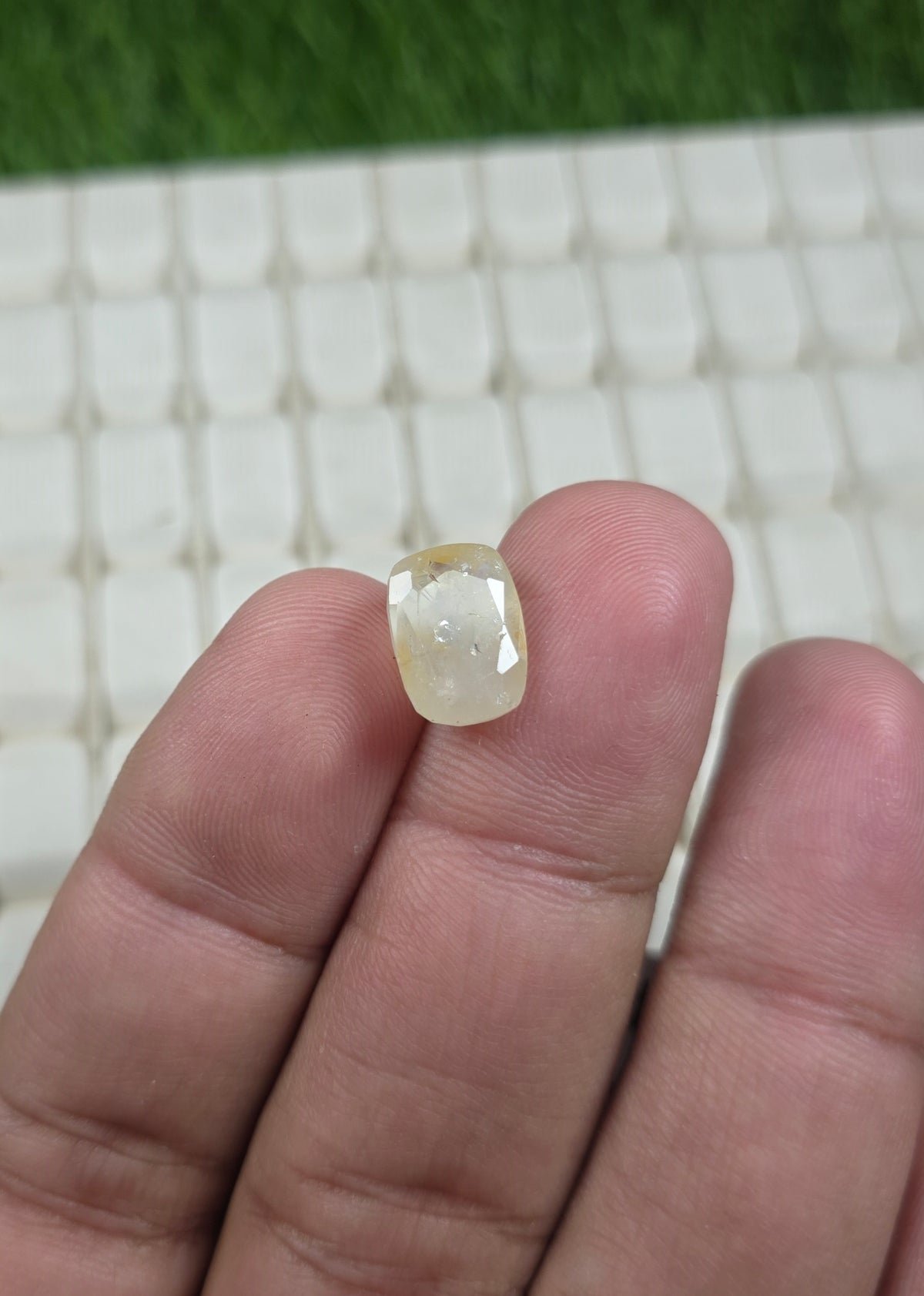 Natural Ceylon Pukjraj Stone With Lab Certificate