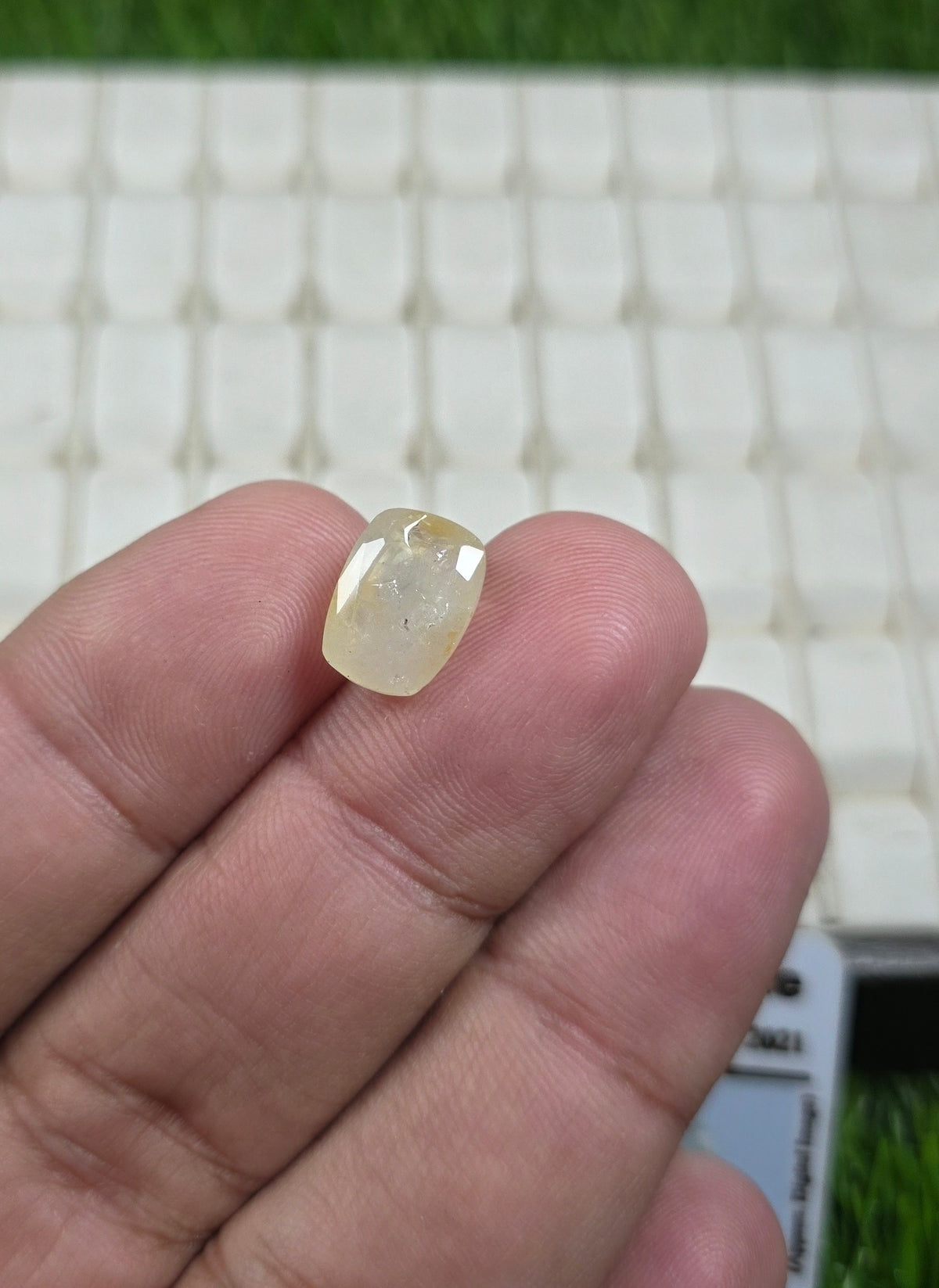 Natural Ceylon Pukjraj Stone With Lab Certificate
