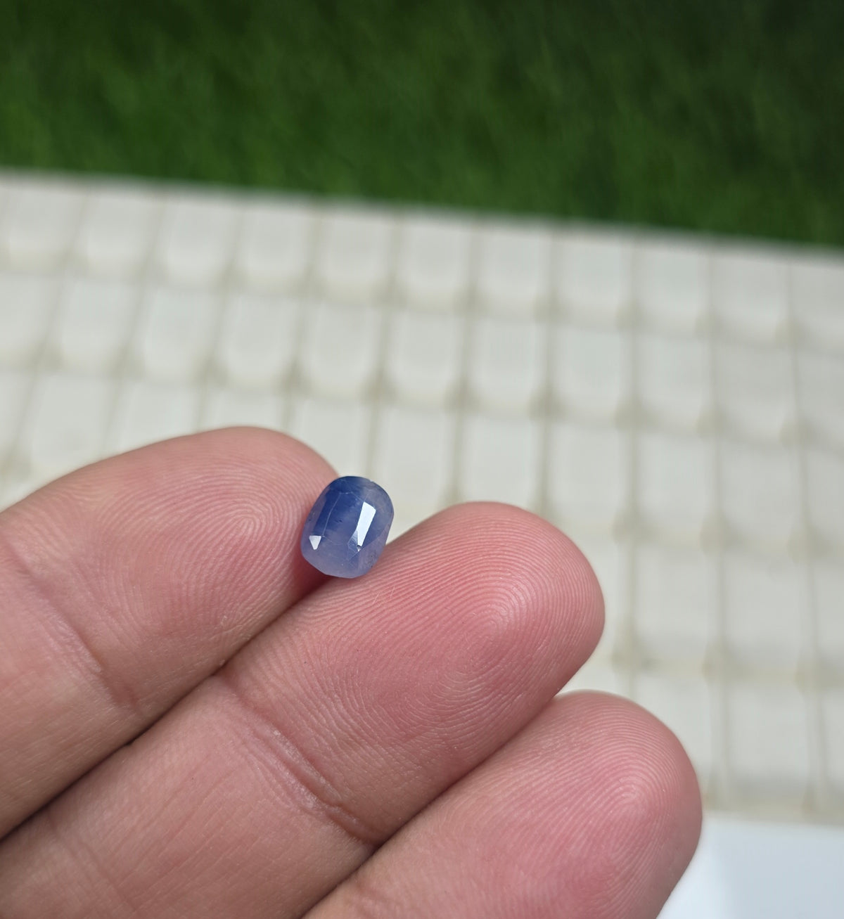 Natural Ceylon Neelam Stone With Lab Certificate