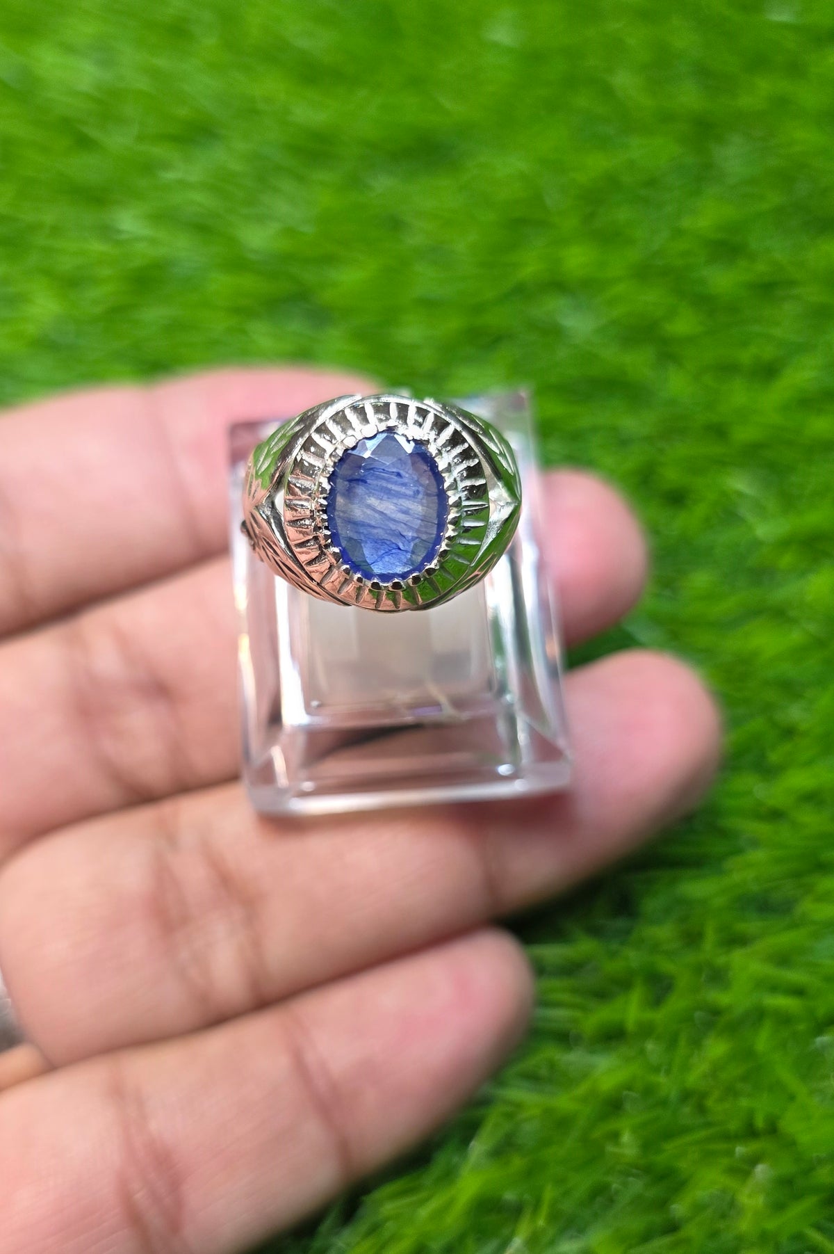 Natural Neelam Ring