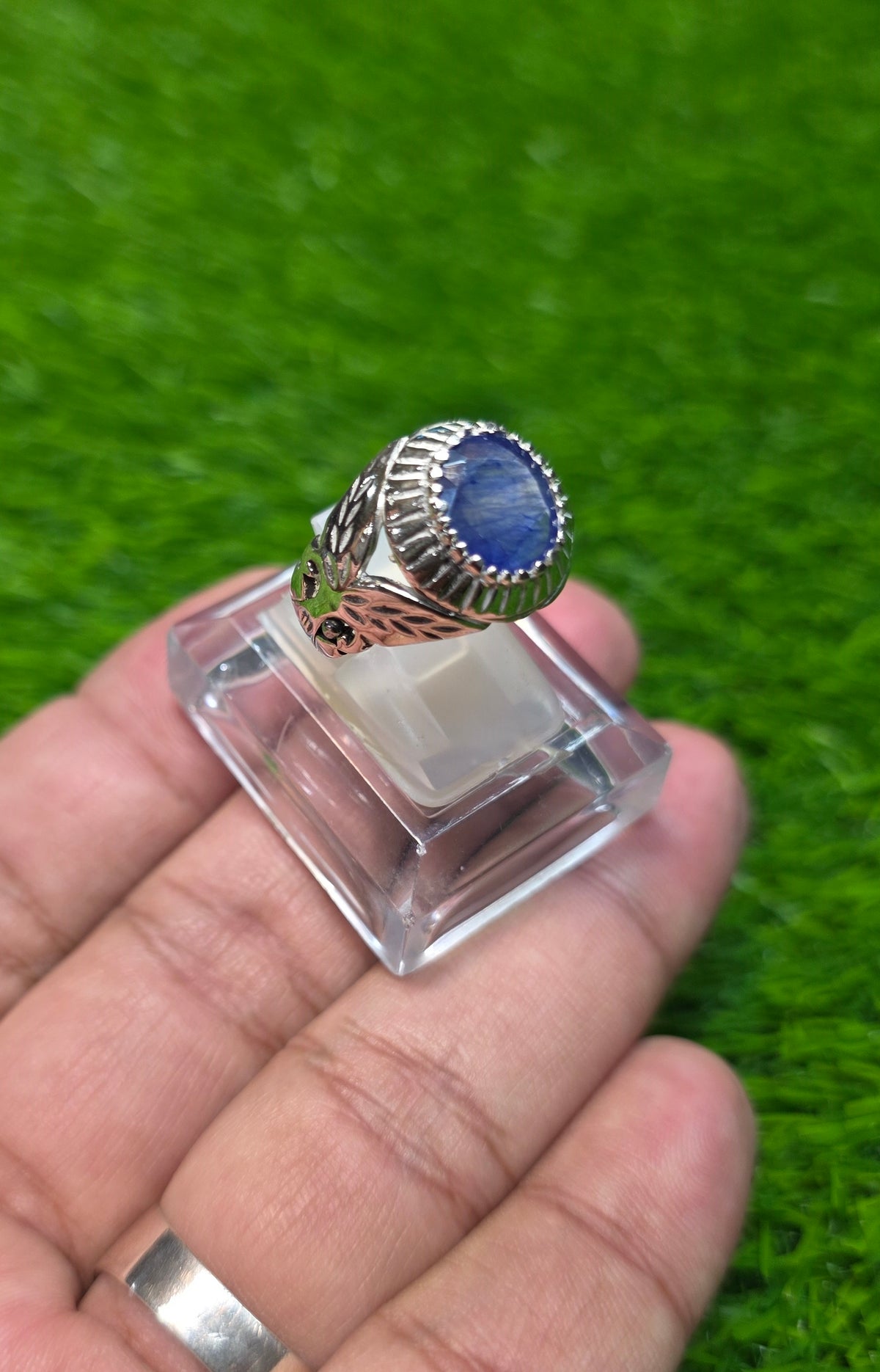 Natural Neelam Ring