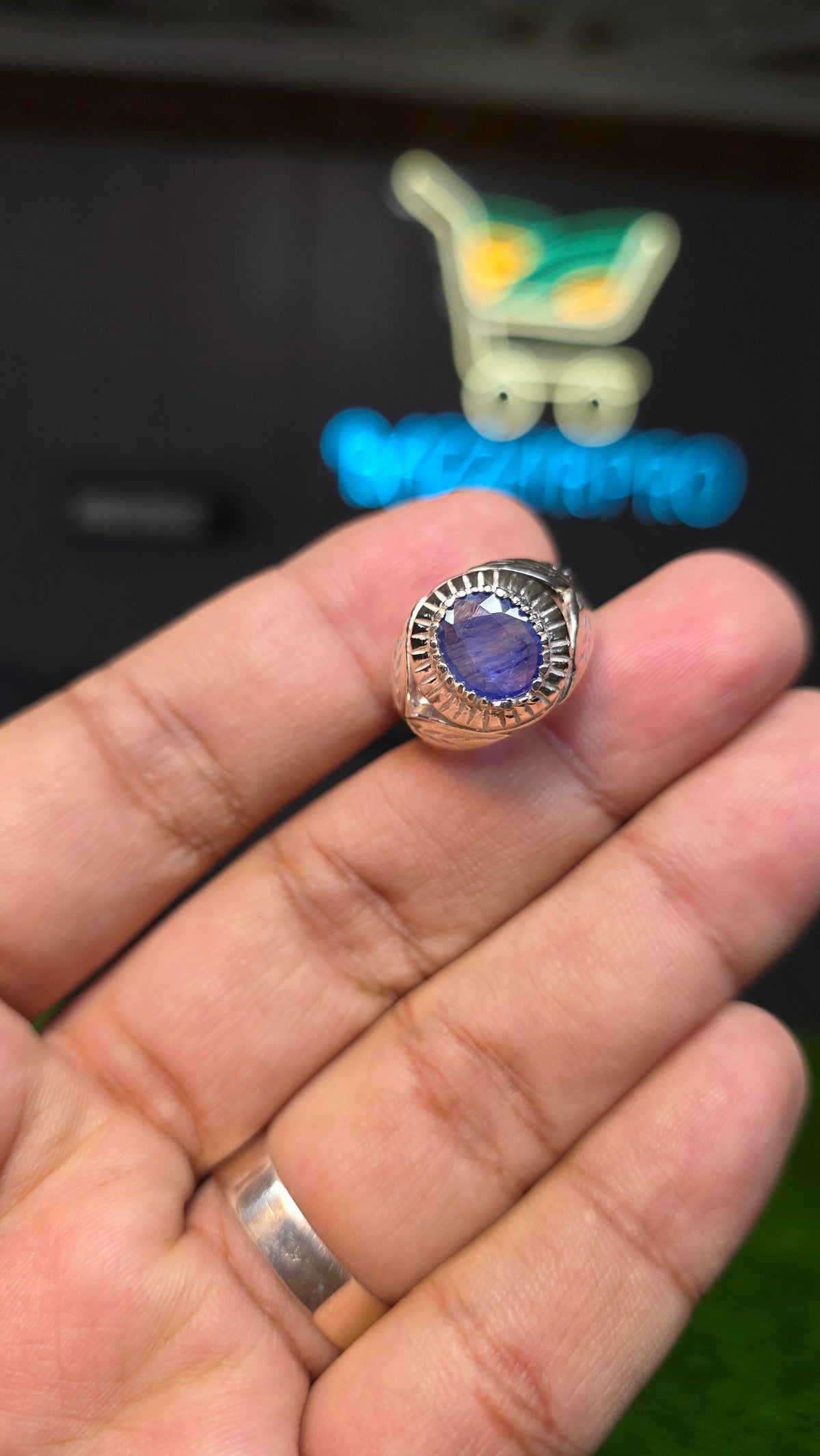 Natural Neelam Ring