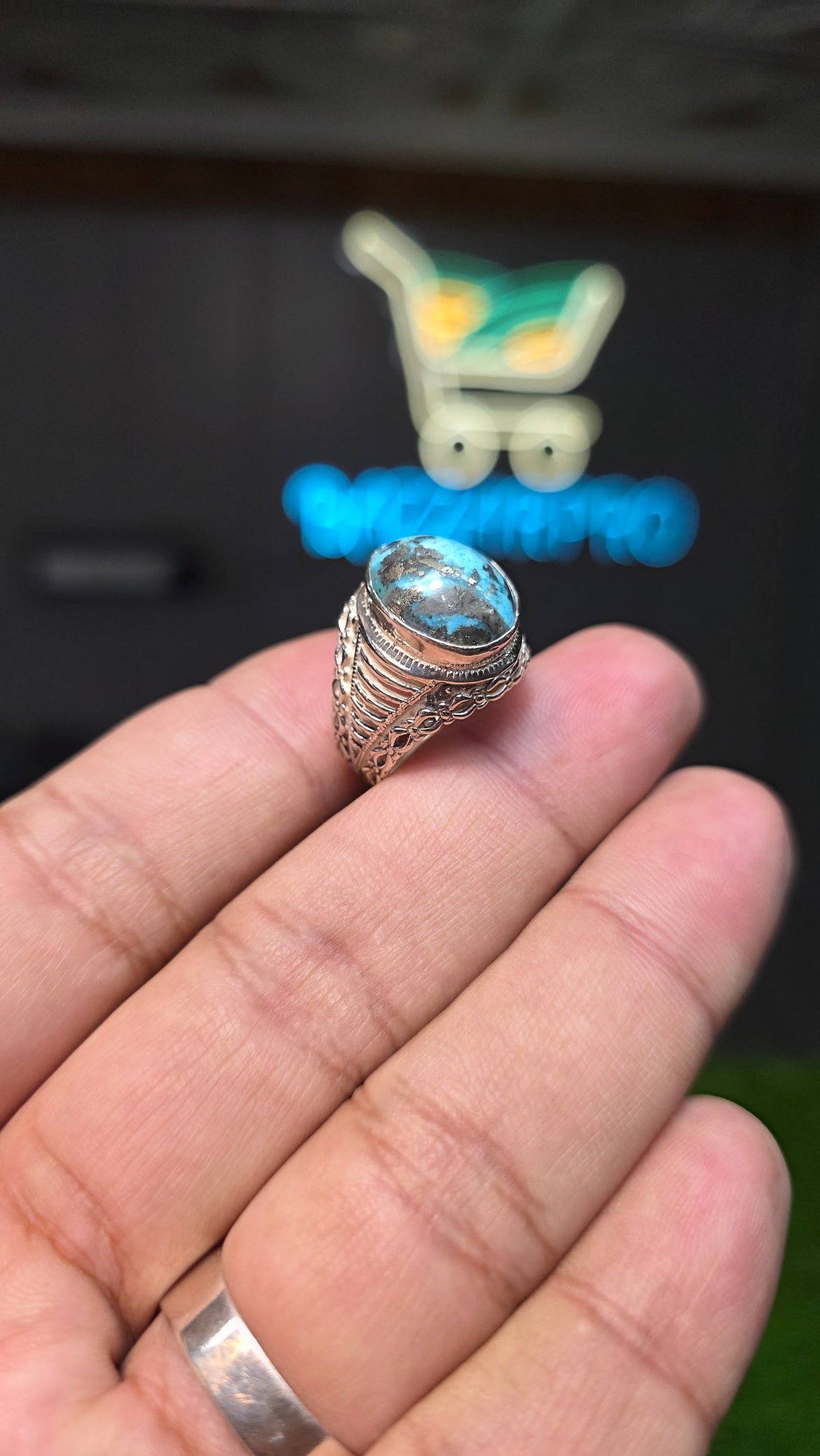 Natural Feroza Ring