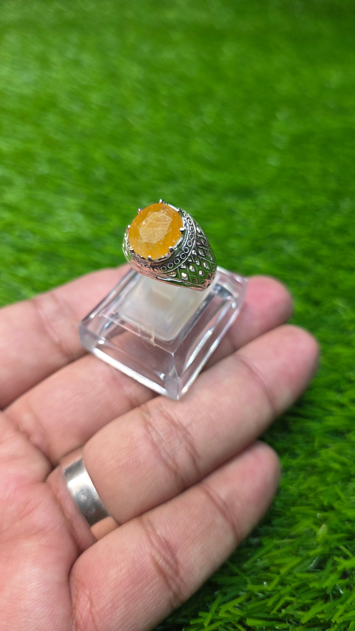 Supreme Quality Pukhraj Ring