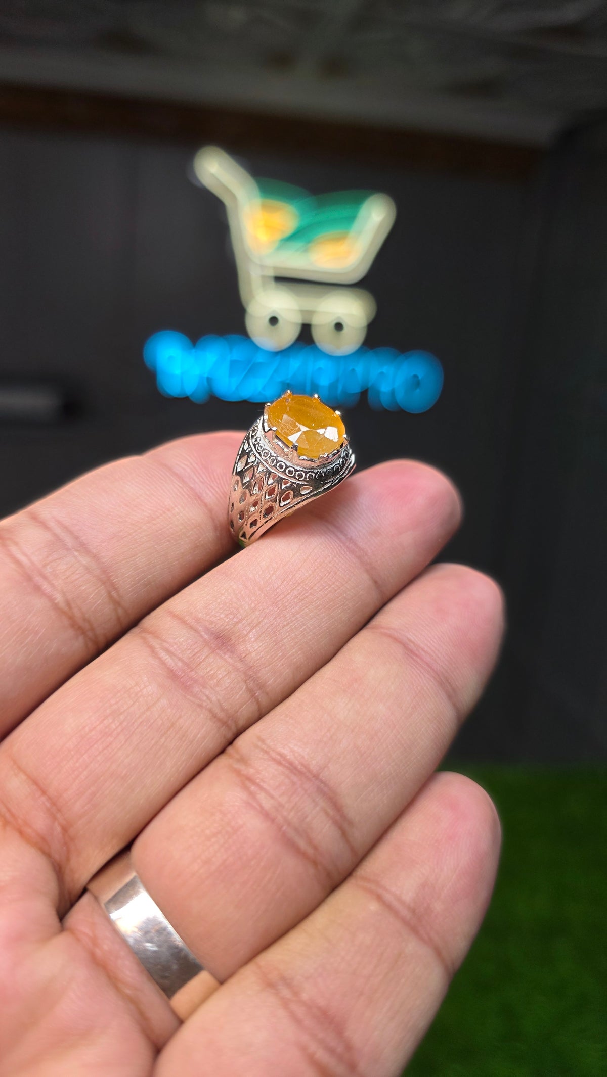 Supreme Quality Pukhraj Ring