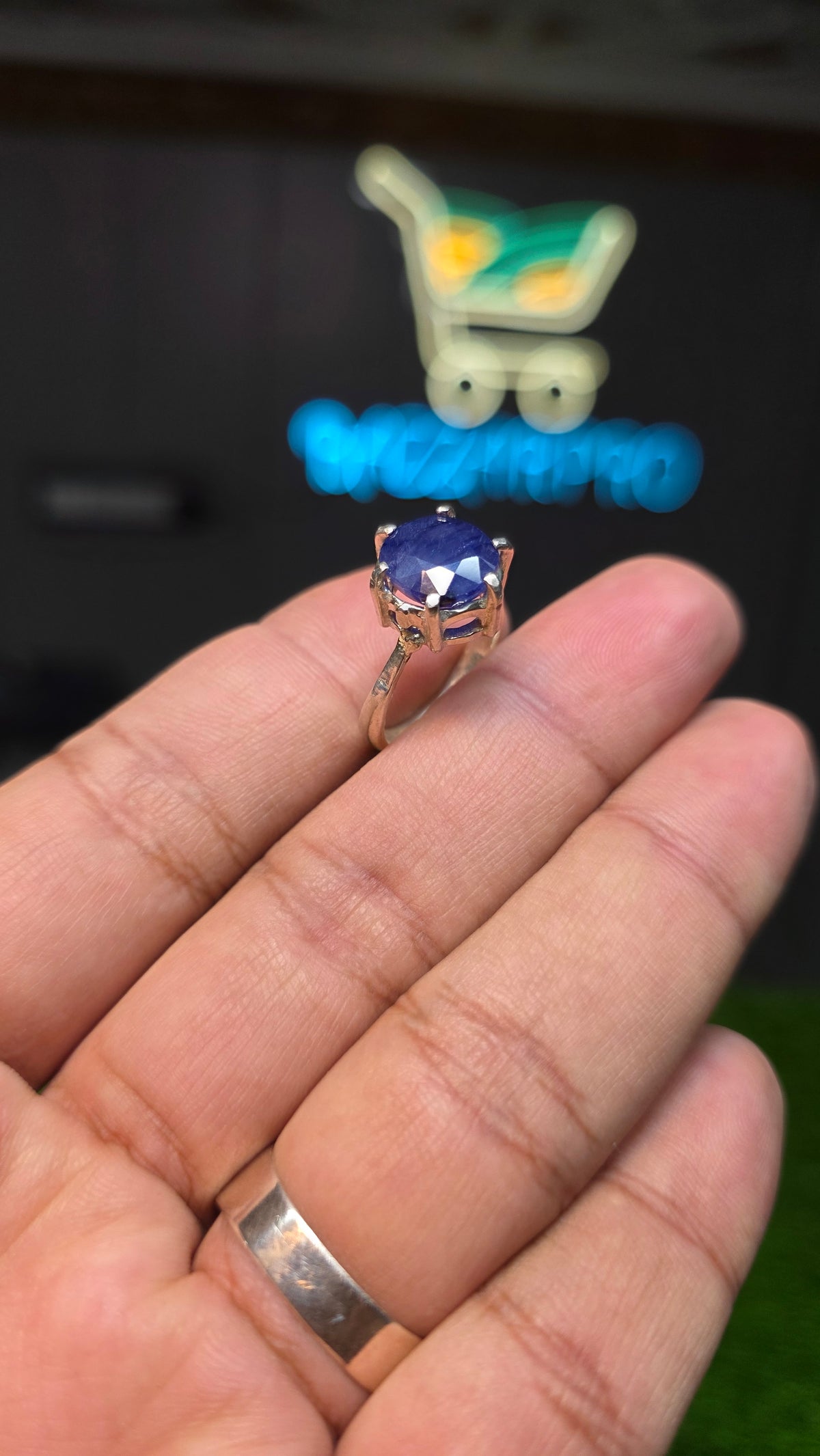 Premium Quality Neelam Ring