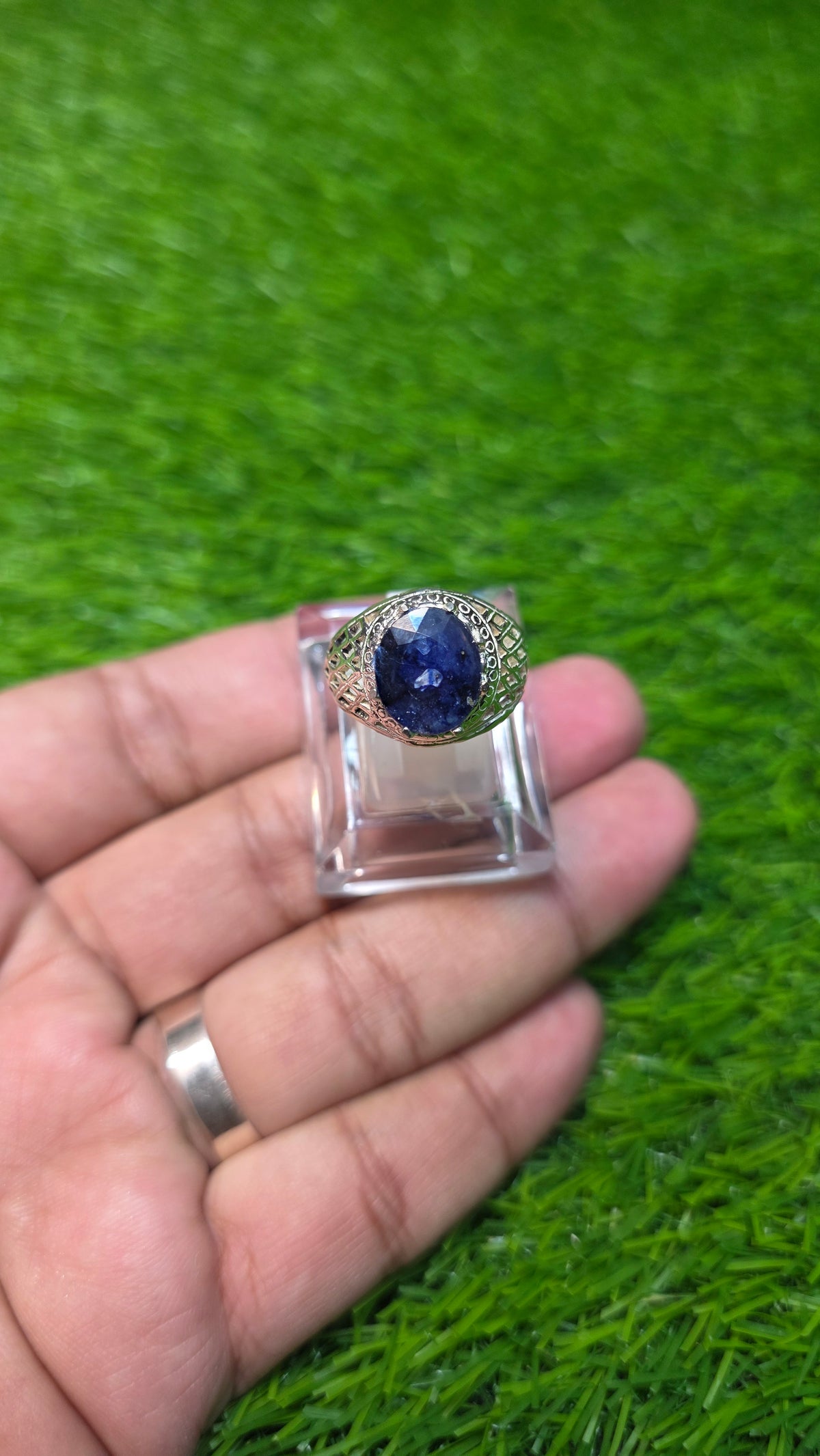 Natural Neelam Ring