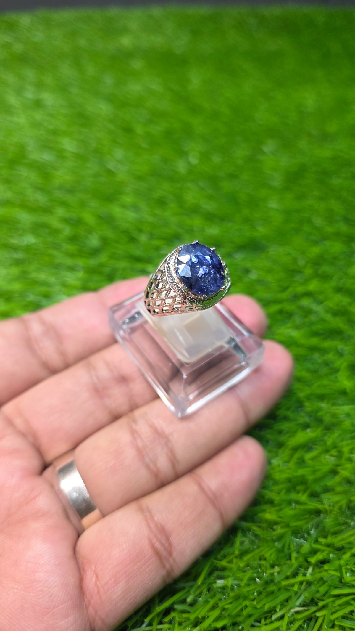 Natural Neelam Ring