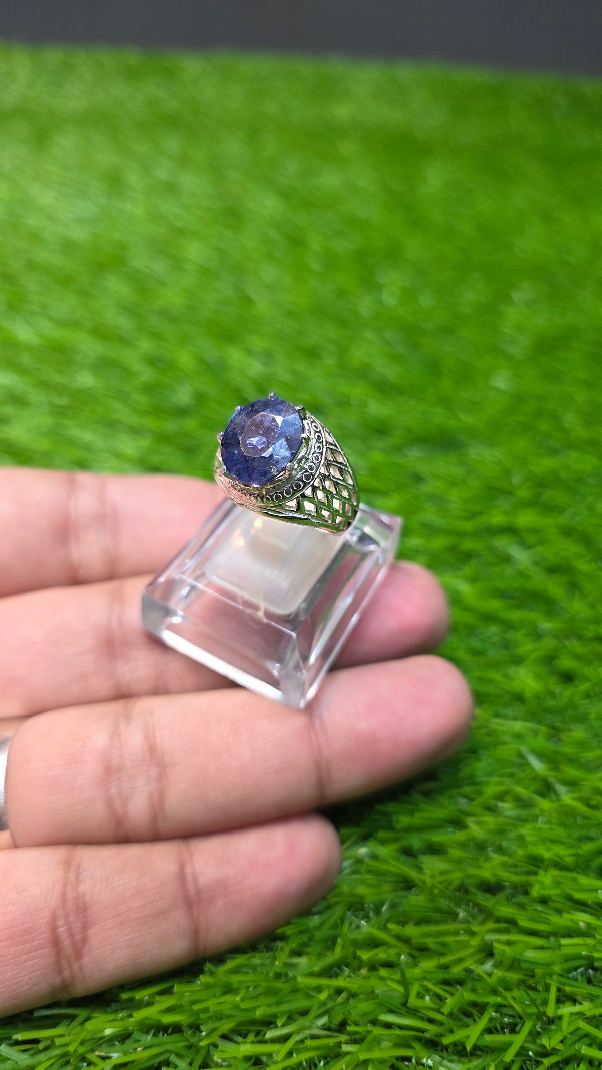 Natural Neelam Ring