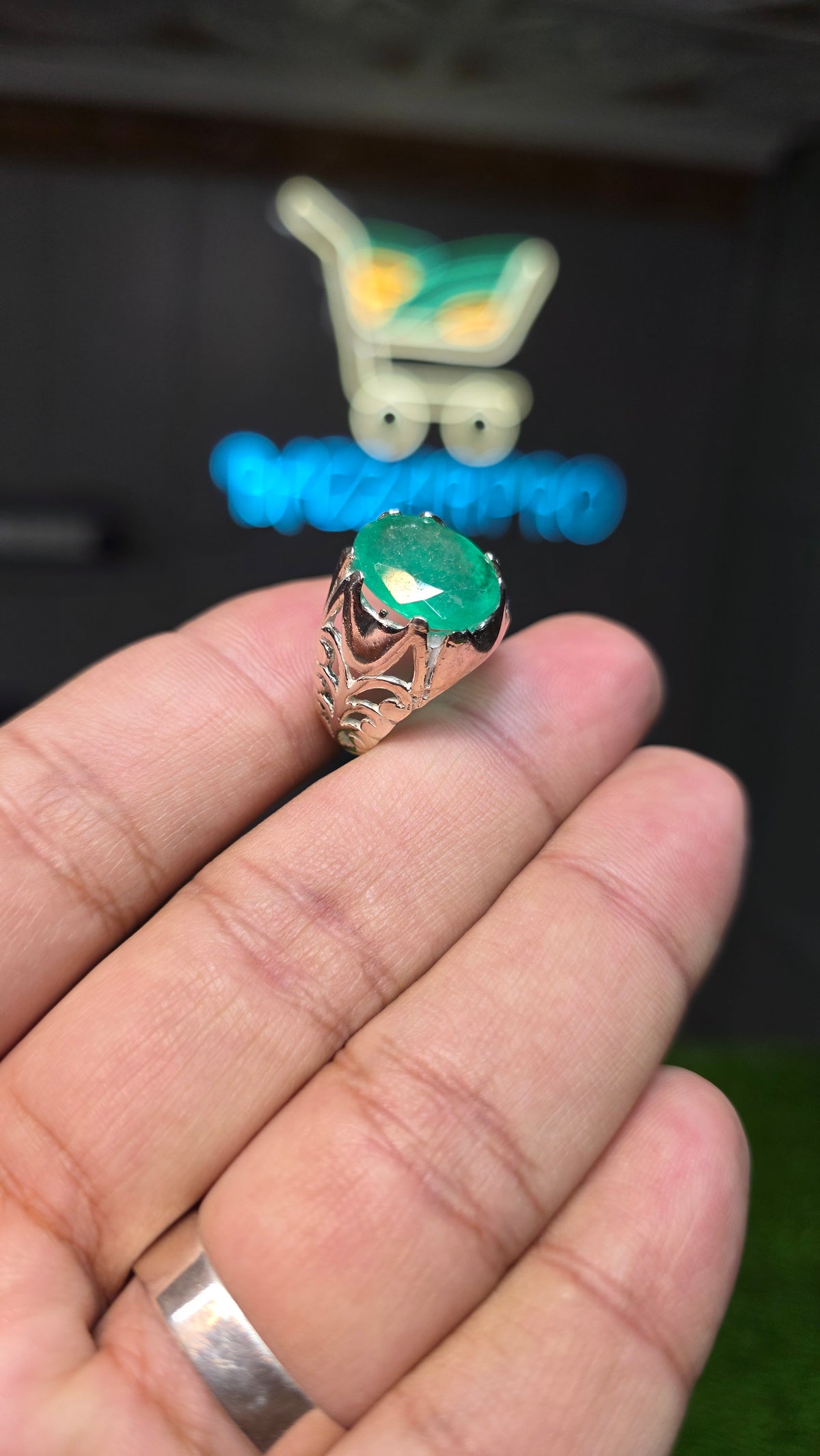 Natural Supreme Quality Beryl Ring