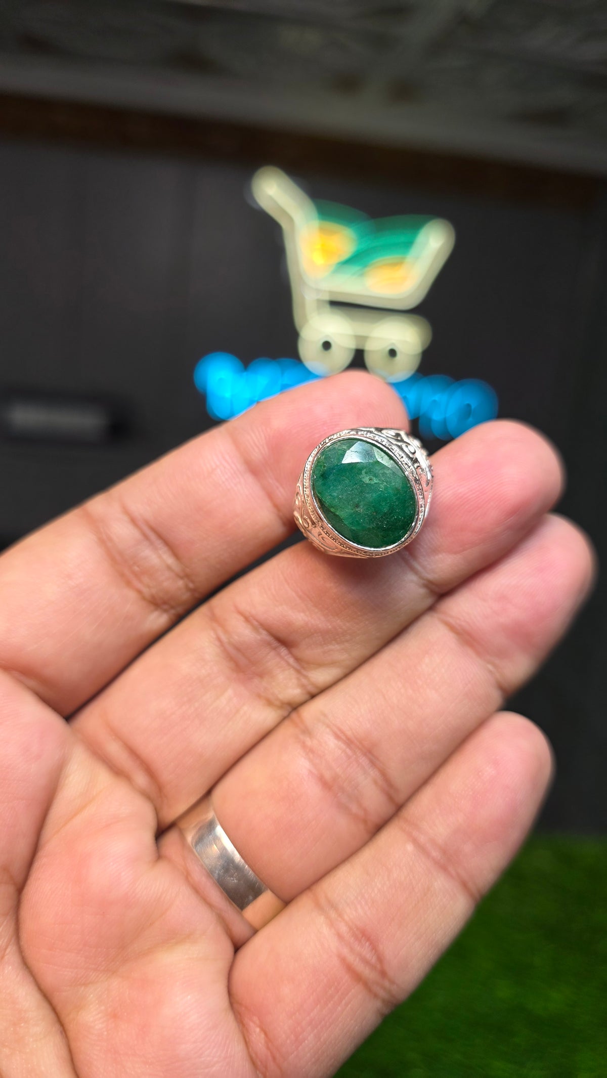 Premium Quality Zamurd Ring