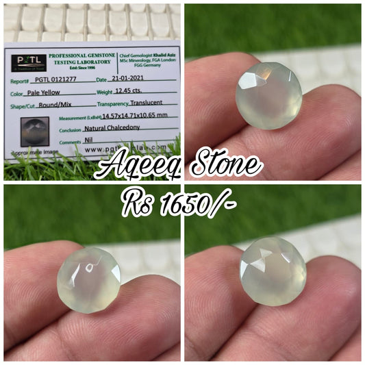 Aqeeq With Lab Certificate