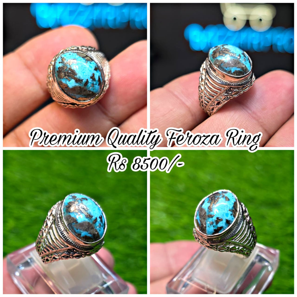 Natural Feroza Ring