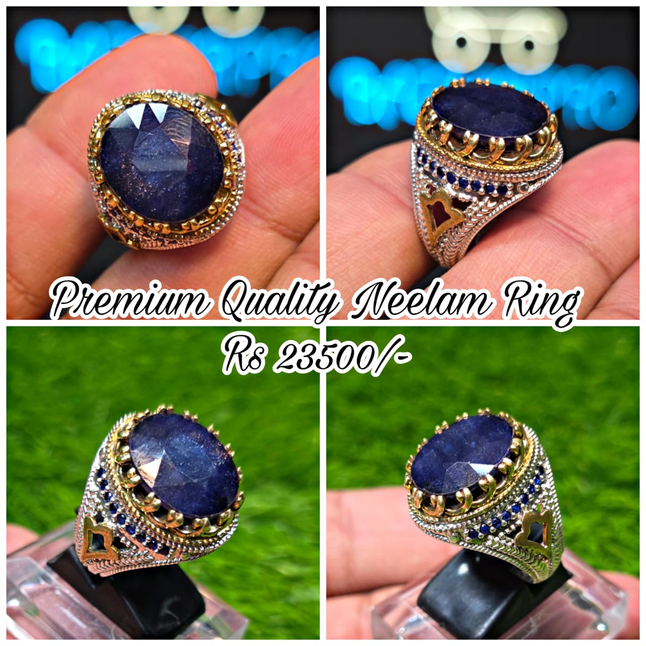 Premium Quality Neelam Ring