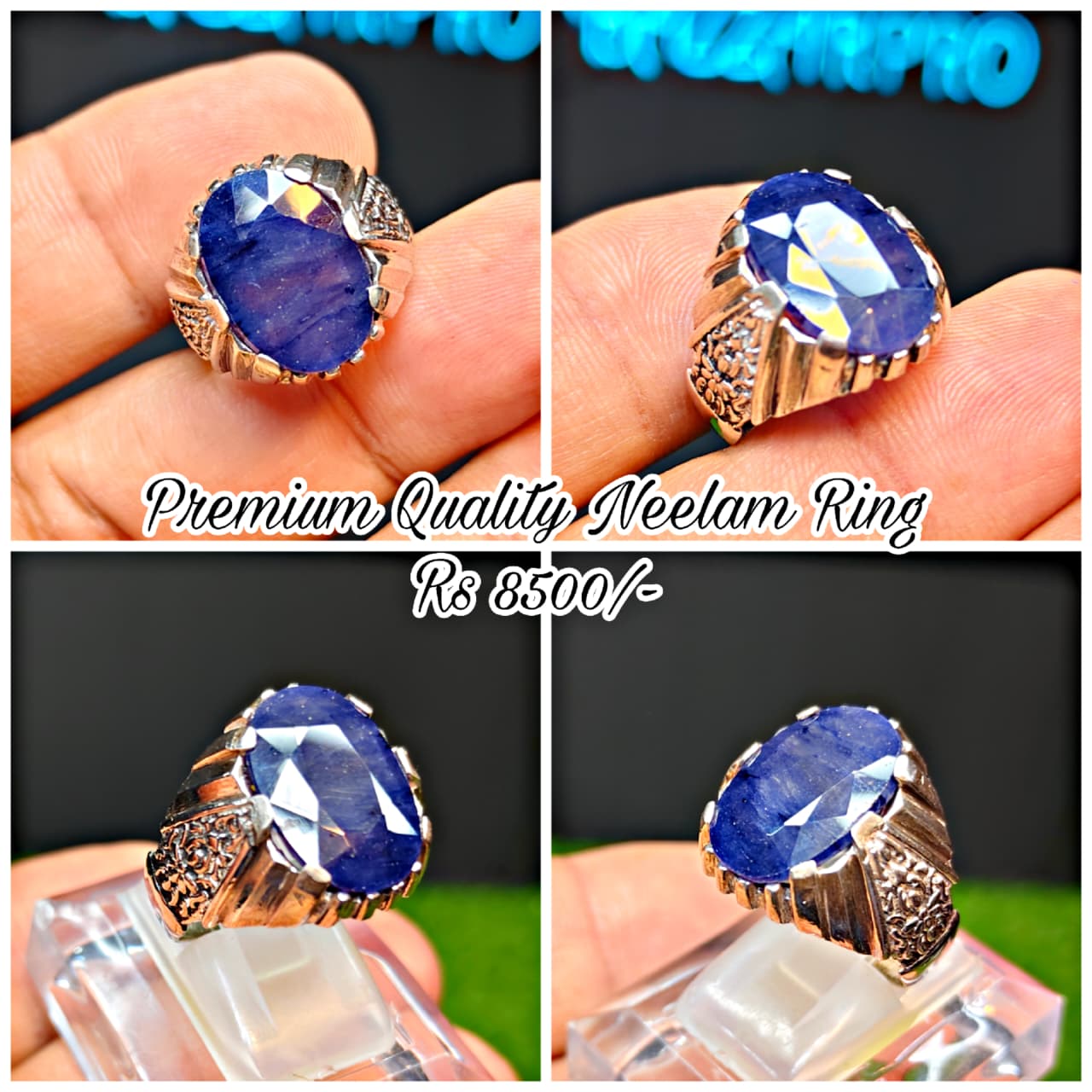 Premium Quality Neelam Ring