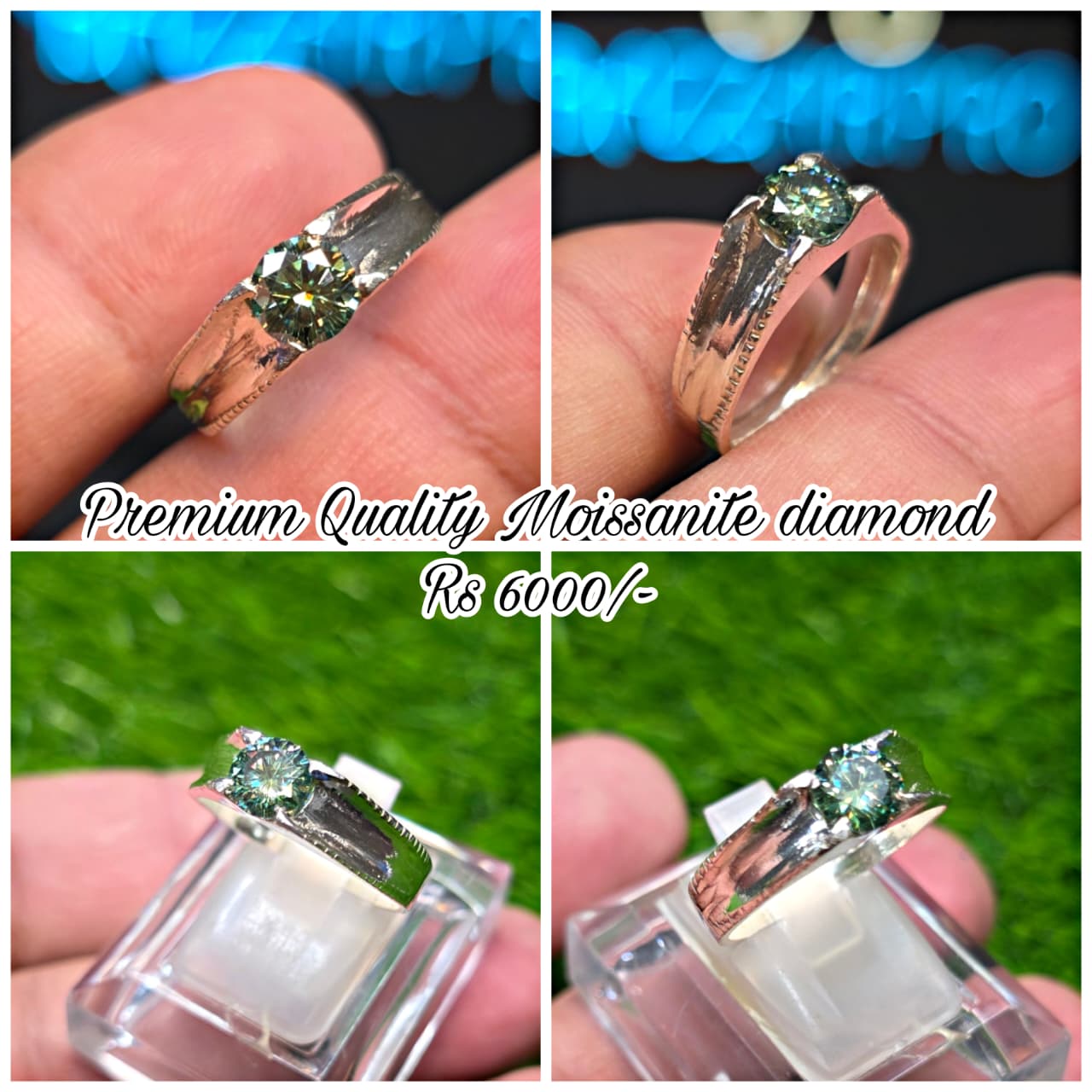 Premium Quality Moissanite Diamond Ring