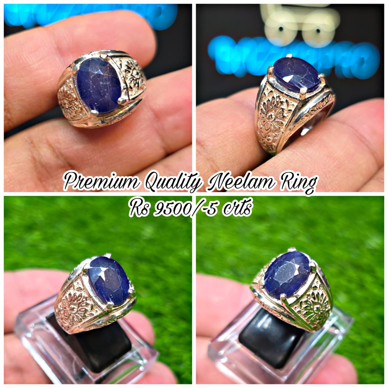 Premium Quality Neelam Ring