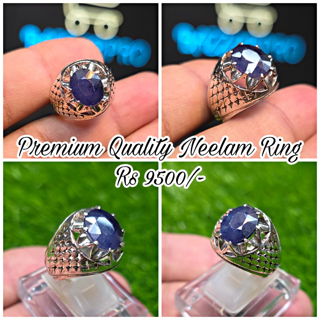 Premium Quality Neelam Ring