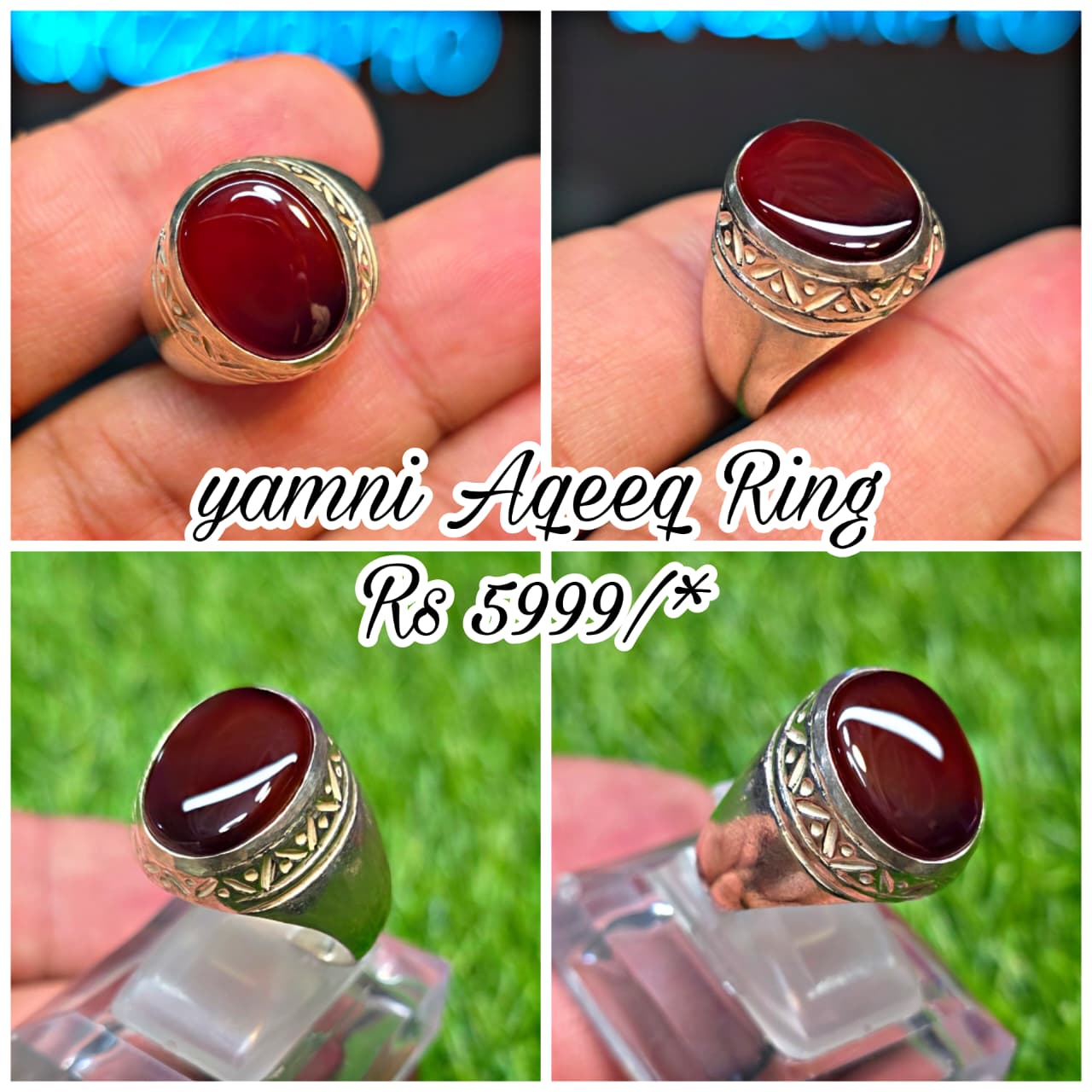 Premium Quality Yamni Aqeeq Ring