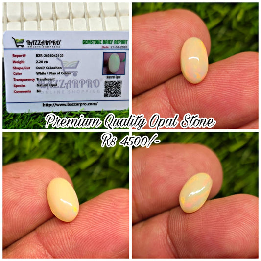 Premium Quality Opal With Lab Certificate