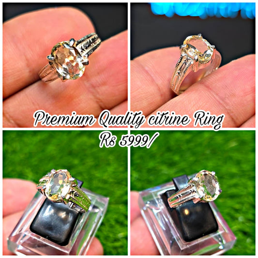 Premium Quality Citrine Ring