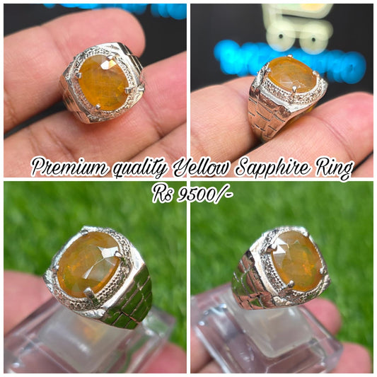 Premium Quality Pukhraj Ring