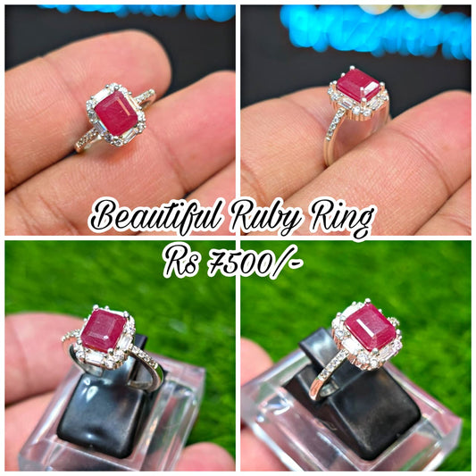Premium Quality Ruby Ring (Ladies)
