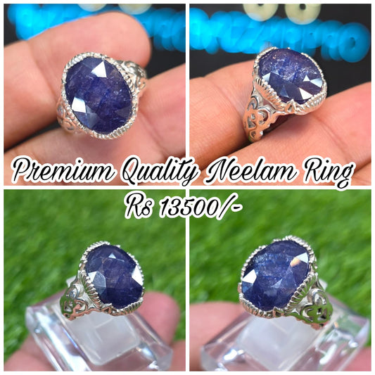 Premium Quality Neelam Ring