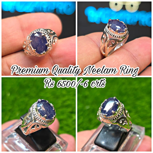 Premium Quality Neelam Ring