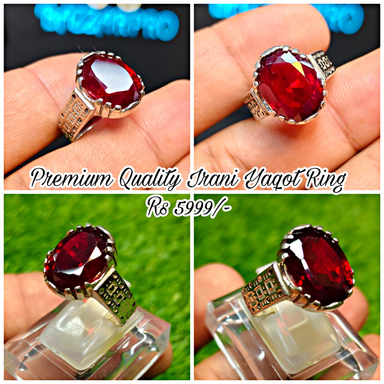 Premium Quality Irani Yaqoot Ring