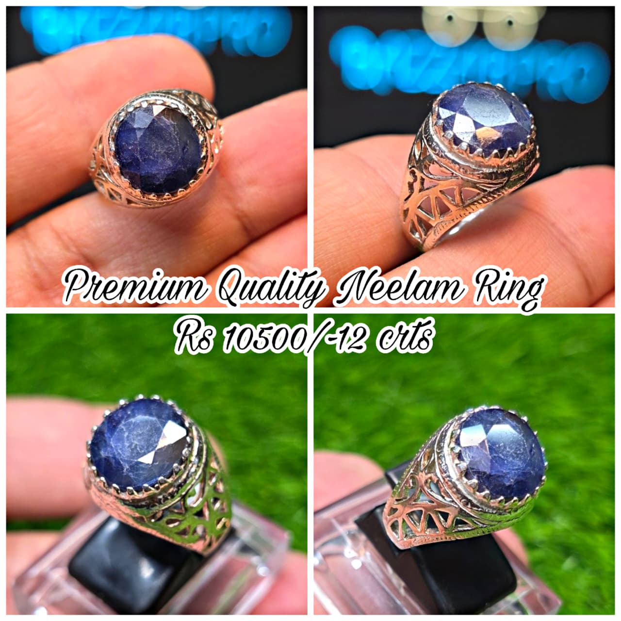 Premium Quality Neelam Ring
