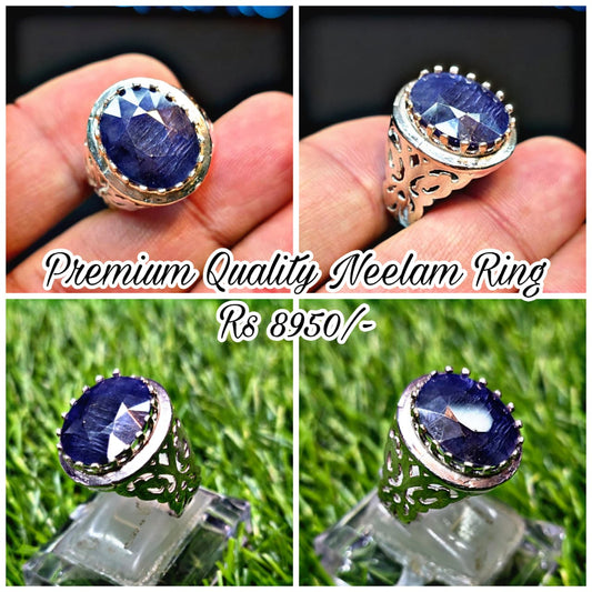 Premium Quality Neelam Ring