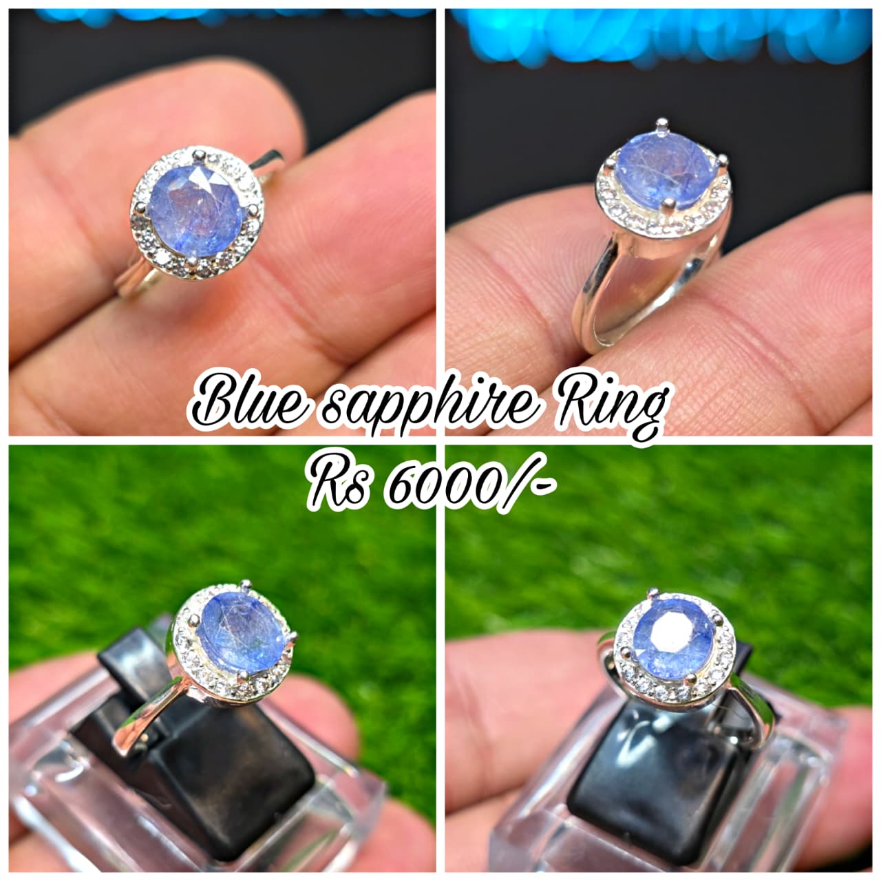 Premium Quality Blue Sapphire Ring (Ladies)