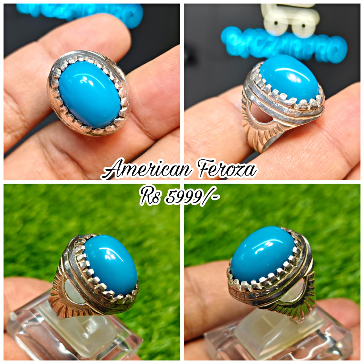 Premium Quality American Feroza Ring