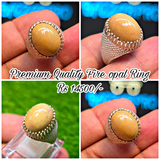 Premium Quality Full Fire Opal Ring