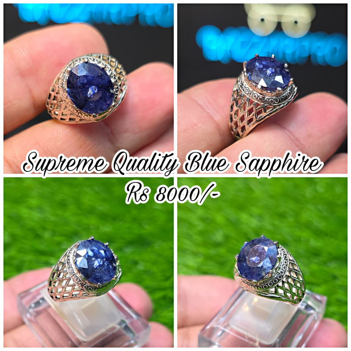 Natural Neelam Ring
