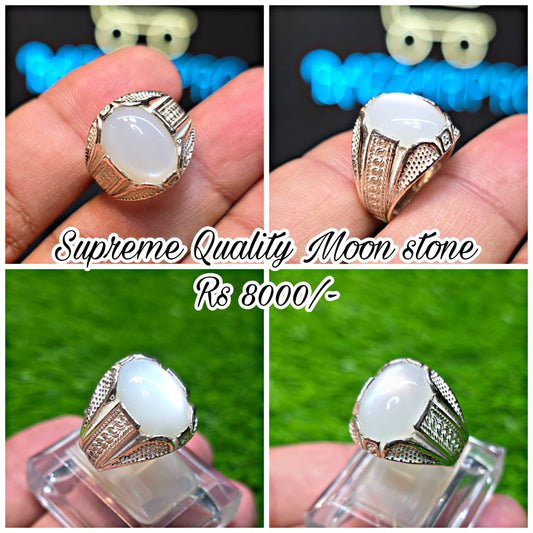 Supreme Quality Moon Stone Ring