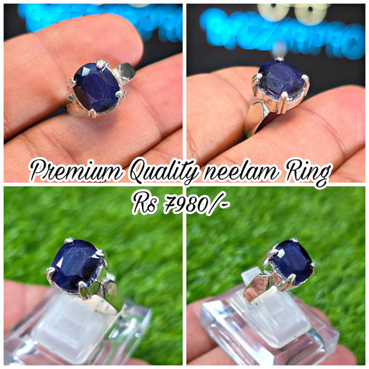 Premium Quality Neelam Ring