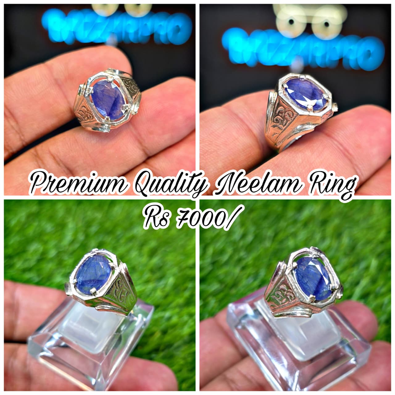 Premium Quality Neelam Ring